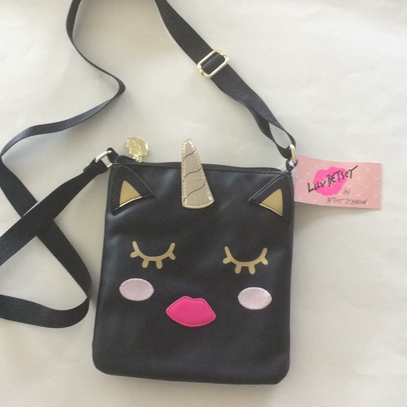 Betsey Johnson Handbags - Betsey Johnson unicorn face crossbody